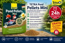 Tetra Pond Pellets Mini 4 L kiváló minőségű eledel tavi halak számára (4004218169807)