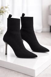 Seastar Fekete magassarkú csizma zokni 41-es (RB149P BLACK)