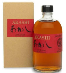 Akashi Whisky 5 years Red Wine Cask Japanese Single Malt (Eigashima Distillery) 0, 5l Díszdobozos