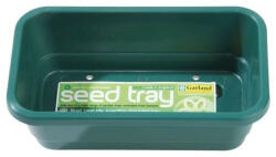 Garland műanyag alátét Mini Seed Tray zöld vízelvezetéssel 17x10x5 cm