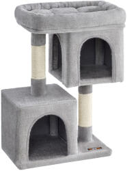  Macskakaparó 74 cm magas, macskatorony, ? 49x32x74cm, világosszürke (srPCT612W01)