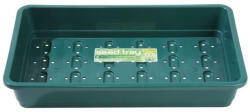 Garland műanyag alátét Seed Tray zöld vízelvezetéssel 37.5x23x6 cm