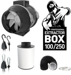 Trafika KIT Extractor 100 mm / 250 m3/h, komplett szellőztető szett
