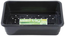Garland műanyag alátét Small Seed Tray fekete vízelvezetéssel 23x17x6 cm