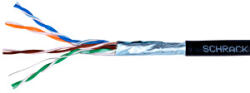 Schrack Cablu F UTP Cat. 5e, 4x2xAWG24, PE de exterior, negru, SCHRACK, HSEKF424E3 (HSEKF424E3)