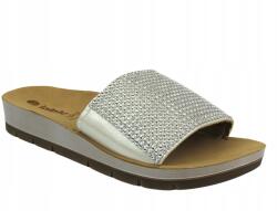 Inblu Női Flip-flop Papucs Inblu CP-18 Ezüst Bőr Talpbetét Kényelmes Elegáns (CP-18.025)