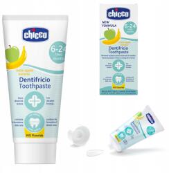 Chicco CHICCO_Toothpaste fluoridmentes fogkrém alma-banán ízű 6-24