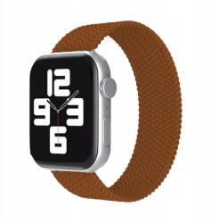 Apple Watch Csíkos Zsinór Mintás 7 8 9 10 Se Ultra 45 46 49MM Kávés Coffe (MATERIAŁOWY PASEK APPLE WATCH WARKOCZ)