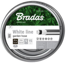  Locsoló tömlő /White Line - szürke/ 1/2" 50m