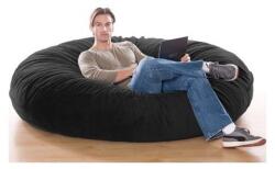 EMI Fotoliu Puf Relax Sunday black EMI
