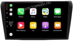 TopNAVI Mazda 3 2002- 2009 9" Android multimédia autórádió érintőkijelzős fejegység - 4GB+ 64GB Carplay WIFI (Mazda3)