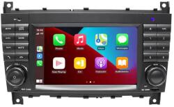 TopNAVI Mercedes-Benz C W203 / CLC W203 / CLK W209 7" Android multimédia autórádió érintőkijelzős fejegység - 4GB+ 64GB Carplay WIFI (51593927983444)