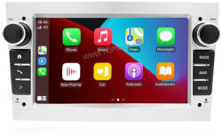 TopNAVI Opel Astra, Vectra, Zafira, Corsa, Meriva Ezüst 7" Android multimédia autórádió érintőkijelzős fejegység - 4GB+ 64GB Carplay WIFI (A3936SR)