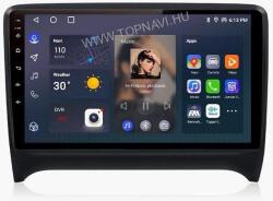TopNAVI Audi TT MK2 8J 2006-2014 9" Android multimédia autórádió érintőkijelzős fejegység - 4GB+ 64GB Carplay WIFI (TT064)