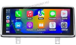 TopNAVI BMW 3, 4 Széria F30, F31, F34, F35, F32, F33, F36 10.25" Android multimédia autórádió érintőkijelzős fejegység - NBT EVO / 4GB+ 64GB Carplay WIFI (TN-BMW-3-4-5)