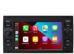 TopNAVI Ford Focus, Fiesta, Mondeo, C-Max, S-Max, Fusion, Transit, Kuga, Galaxy 7" Fekete Android multimédia autórádió fejegység - Fekete 4GB+ 64GB Carplay WIFI (TN-FORD-FOCUS-FIESTA-2)