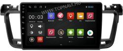 TopNAVI Peugeot 508 2010- 2018 9" Android multimédia autórádió érintőkijelzős fejegység - 4GB+ 64GB Carplay WIFI (Peugeot508-Xin)