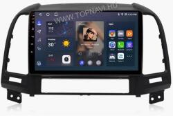 TopNAVI Hyundai Santa Fe 2006- 2012 9" Android multimédia autórádió érintőkijelzős fejegység - 4GB+ 64GB Carplay WIFI (Santa-Fe062)