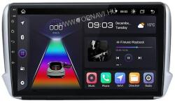TopNAVI Peugeot 208 / 2008 2012- 2019 10.1" Android multimédia autórádió érintőkijelzős fejegység - 4GB+ 64GB Carplay WIFI (Peugeot2008)