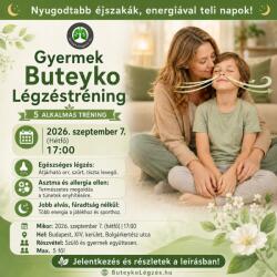  Gyermek Buteyko légzéstréning 2026. szeptember 7