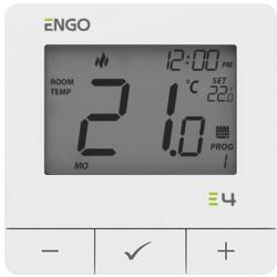 ENGO Termostat ambianta programabil cu fir 230V ALB E4-W incalzire / racire ENGO (E4-W)