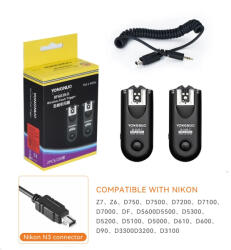 Yongnuo Kit 2 Transceivere Wireless Yongnuo RF-603 II N3 pentru Nikon (conector MC-DC2 / Nikon N3)