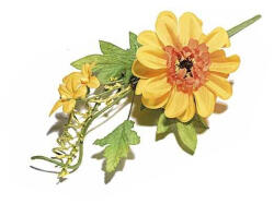 Decorer Floare artificiala verde galbena cm 22.5 H (A56.32.20H)