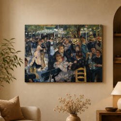  Pierre-Auguste Renoir - Bál a Moulin de la Galette-ben vászonké (889730)