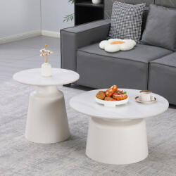 PAKOWORLD Mese de cafea Dualis, Set 2 piese, 70x70x38 cm (278-000040) Masa de cafea