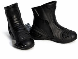 SM Racewear Cizme moto SM Racewear New N2 - Jupiter piele naturala si compozit, protectii calcai-degete-lateral (CPN087-42)