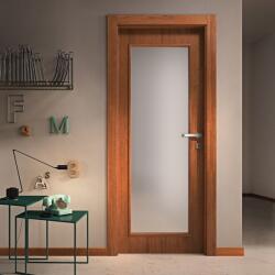 Gidea Usa batanta de interior din lemn cu sticla - Gidea colectia Avio model TRIVIO 2100x700 Sablata (TRIVIO)