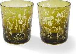 Polspotten Pahare Scattered Flowers verzi, 2 buc (140-230-234) Pahar