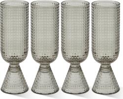 Polspotten Pahare de șampanie Rooftop 220 ml, gri, 4 buc (140-230-223) Pahar