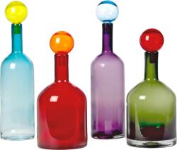 Polspotten Decorațiuni din sticlă Bubbles and Bottles, multicolore, set 4 piese (140-300-015)