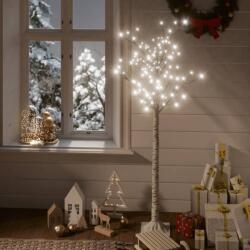 vidaXL Pom de Craciun, 156 LED-uri, alb rece, 1, 5 m, salcie, int. /ext. GartenMobel Dekor (332955)