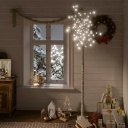 vidaXL Pom de Craciun, 220 LED-uri, alb rece, 2, 2 m, salcie, int. /ext. GartenMobel Dekor (332959)
