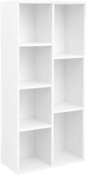 VASAGLE Biblioteca VASAGLE cu 7 compartimente deschise, alba, 50x24x106 cm (EZ-LBC27WT) Biblioteca