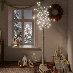 vidaXL Pom de Craciun, 200 LED-uri, alb rece, 1, 8 m, salcie, int. /ext. GartenMobel Dekor (332957)