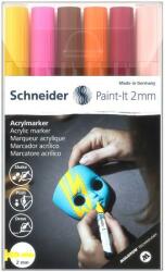 Schneider Dekormarker készlet, akril, 2 mm, SCHNEIDER Paint-It 310, 6 különböző szín - oneclick - 3 990 Ft