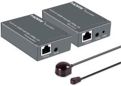 Thunder Germany HDX-65, HDMI hosszabbító adapter, Ethernet +IR (60m) - thundergermany