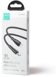 JOYROOM Type-C - Lightning Surpass Series Fast Charging and Data Cable PD 20W, 1.2m, Black (S-CL020A11) (S-CL020A11-BLK)