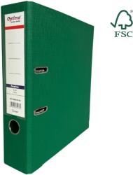 Optima - Clasic & Premium Biblioraft A4, plastifiat PP/PP, margine metalica, 75 mm, Optima Premium - verde (OP-50057510)