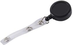Kejea Dispozitiv cu snur retractabil pt. legitimatii, rotund-D20mm, clips curea, KEJEA - negru (KJ-T-425-BK)