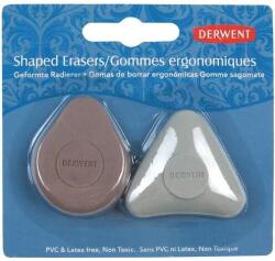 Derwent Radiera DERWENT Professional, 2 buc/set, diverse forme, ergonomica, eficienta ridicata, confortabila (DW-2301964)