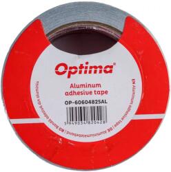 Optima Banda adeziva din aluminiu, 48mm x 25 m, 60 microni, Optima - argintie (OP-60604825AL) - forit