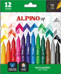 Alpino Carioca lavabila, 12 culori/cutie, ALPINO Up (MS-AR001207)