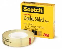 3M 3M-Scotch Banda dublu adeziva transparenta, 12mm x 22.8m, 3M - SCOTCH (3M-70007027314)