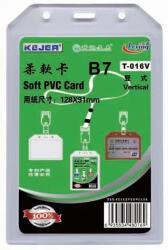 Kejea Buzunar PVC flexibil, pentru ID carduri, 91 x 128mm, vertical, 5 buc/set, KEJEA - transparent (KJ-T-016V) - forit