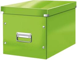Leitz Cutie depozitare LEITZ WOW Click & Store, carton laminat, Cub, mare, verde (L-61080054) - forit