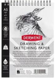 DERWENT Caiet pentru schite si desen DERWENT Professional, A5, cu spira, 30 coli, 165gsm, hartie alba (DW-2300140)